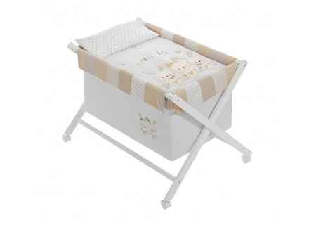Minicuna Tijera Osito Love de Interbaby - Mi Pequeño.com
