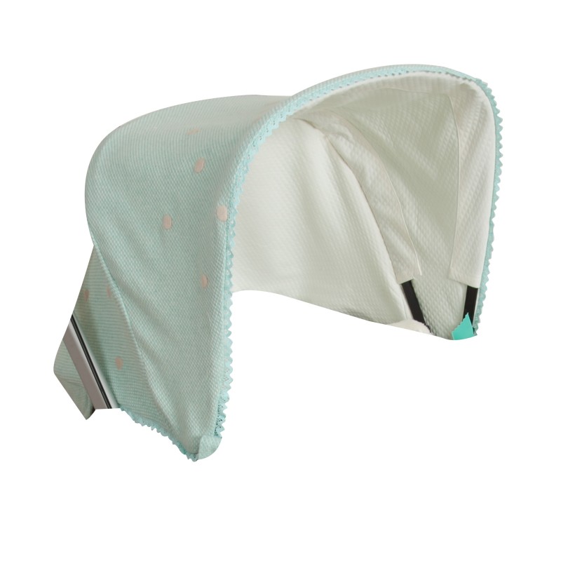 Capota Cochecito Bugaboo Caricias Agua Marina - Mi Pequeño.com