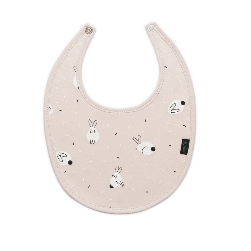 Babero Estampado Rabbit Rosa