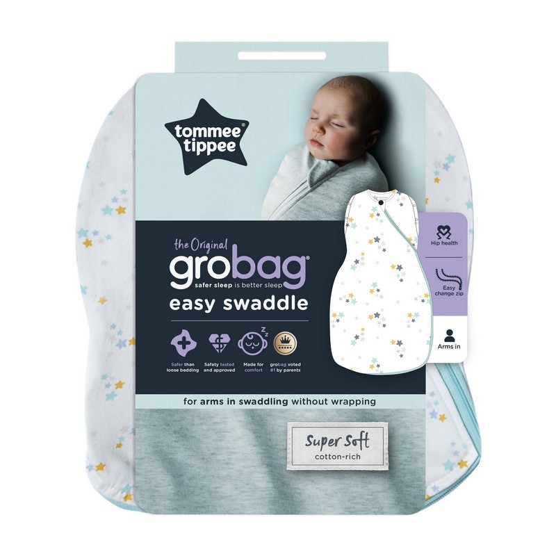 Arrullo Grobag Easy Swaddle Estrellitas
