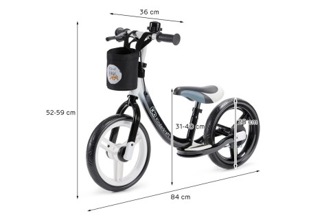 Bicicleta Equilibrio Space Gris