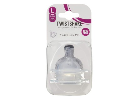 Tetina Anticólico L +4 m Twistshake
