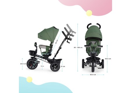 Triciclo Spinstep 5 en 1 Green