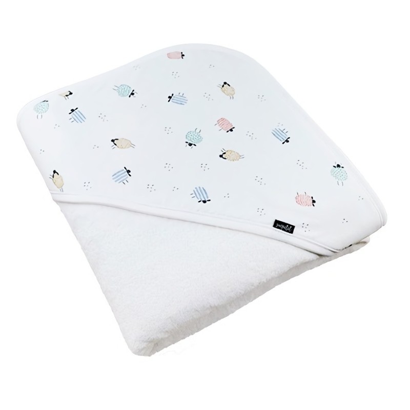 Capa de Baño Estampada Prado Crudo