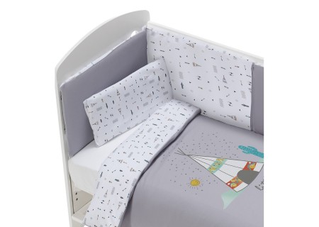 Coordinado Nórdico + Protector y Almohada Dakota
