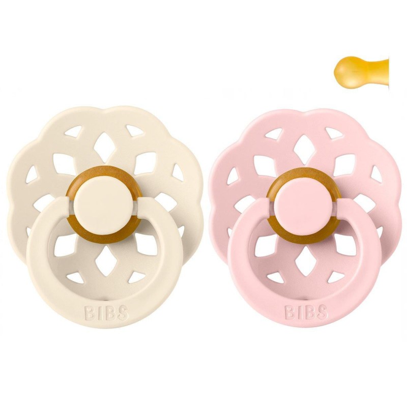 Chupetes BIBS Boheme Ivory/Blossom.