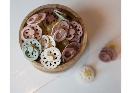 Chupetes BIBS Boheme Ivory/Blossom.