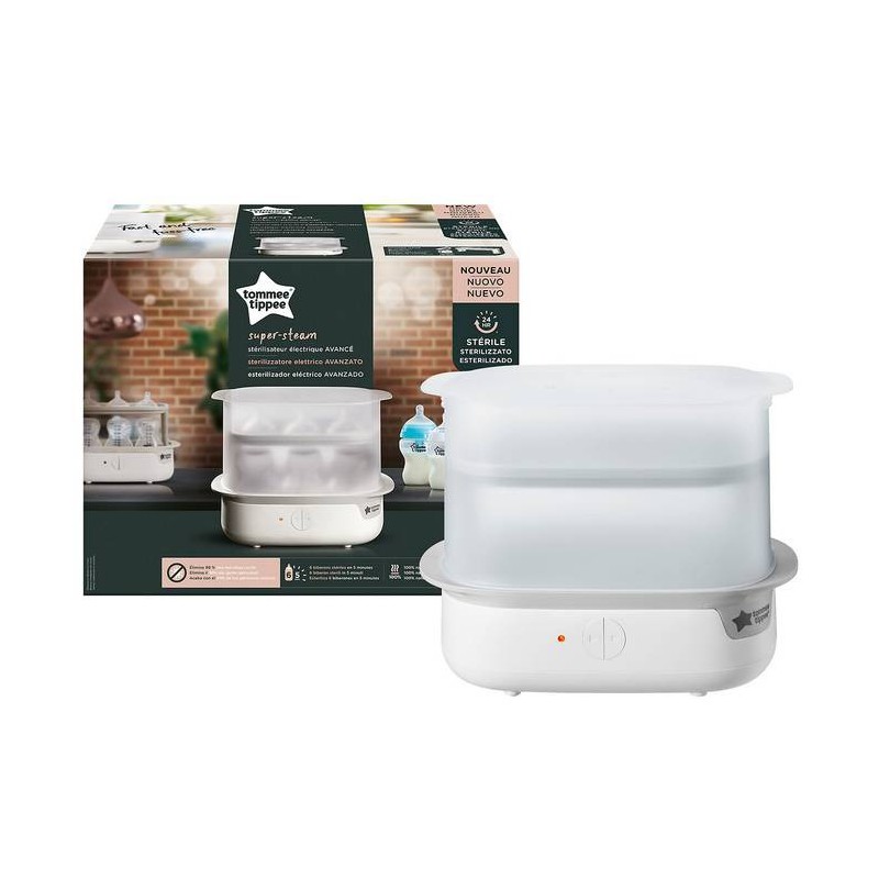 Esterilizador Eléctrico de Vapor de Tommee Tippee - Mi Pequeño.com