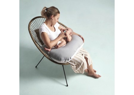 Almohada Lactancia Estrellas Beige