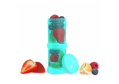 Dosificador 2x100 ml Turquesa de Twistshake