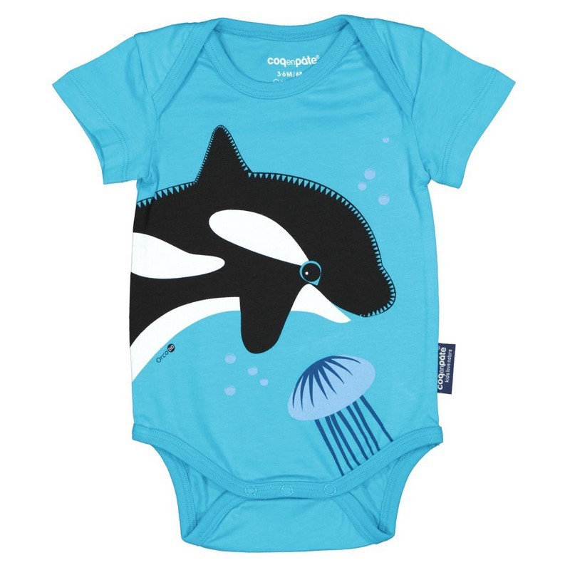 Body Bebé Manga Corta Orca