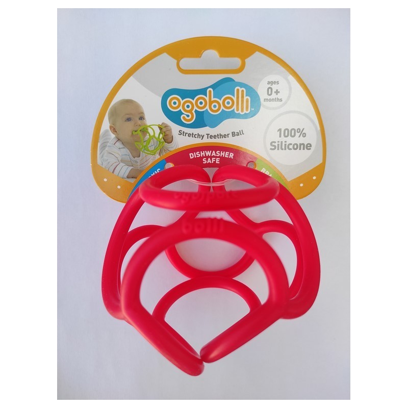 Bola Táctil i Sensorial Ogobolli - Mordedor Roja