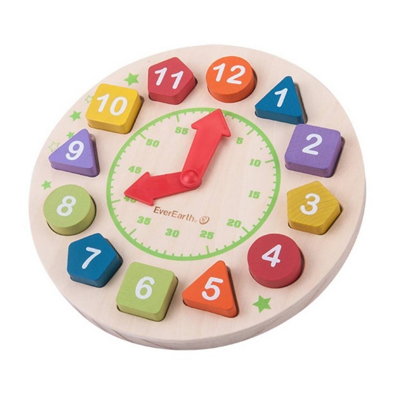 Reloj de Madera Juguete Educativo