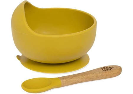 Cuenco con ventosa y cuchara interbaby