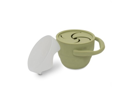 Porta Snack Plegable Silicona de Interbaby
