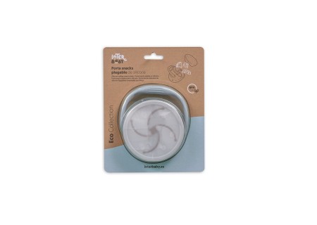 Porta Snack Plegable Silicona de Interbaby