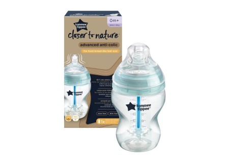 Biberón con Valvula Anticólico 260 ml