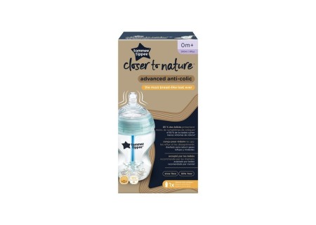 Biberón con Valvula Anticólico 260 ml