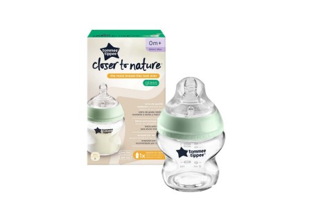 Biberón Closer to Nature Cristal 150 ml.