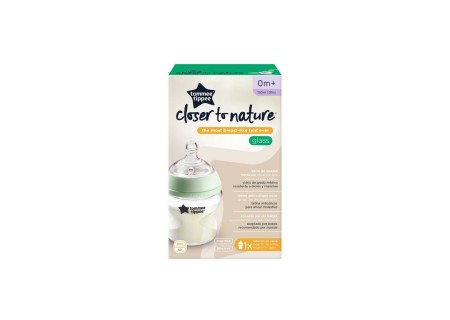 Biberón Closer to Nature Cristal 150 ml.