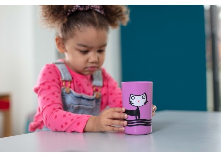 Vaso Antivuelco Super Cup 300 ml  Violeta