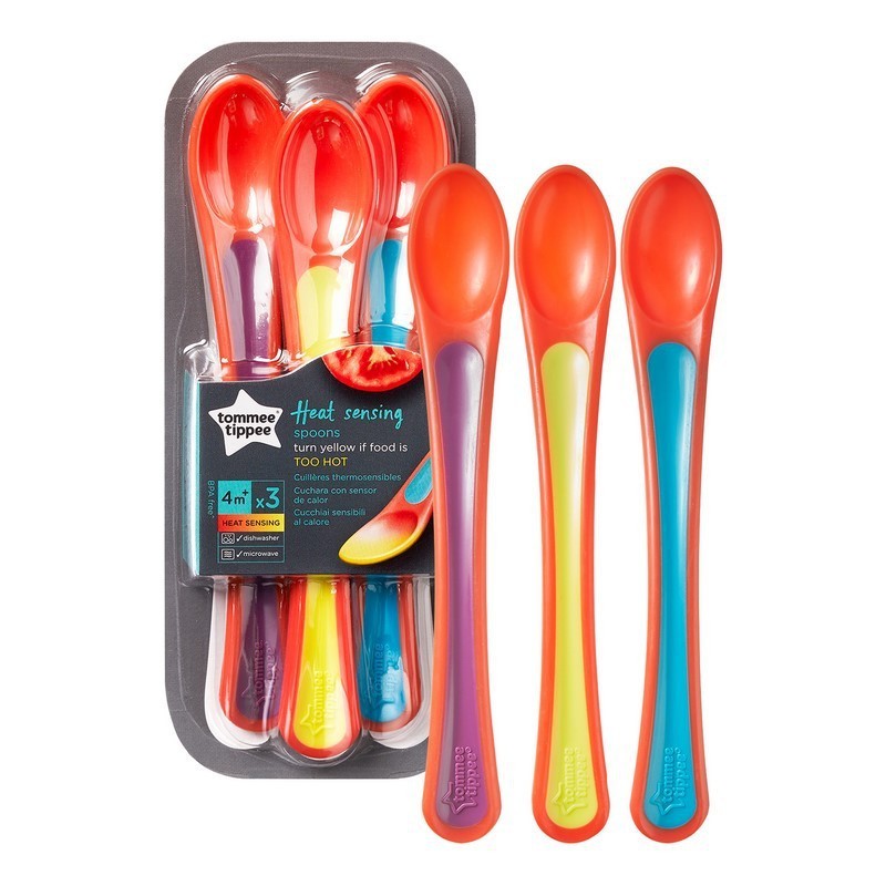 Cucharas Bebé Termosensibles 4 m+