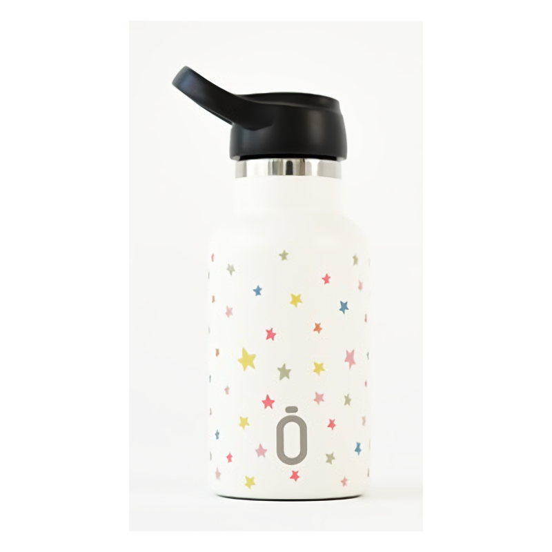 Botella Termo 350 ml. Confeti Estrellas Nata