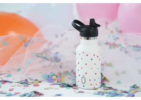 Botella Termo 350 ml. Confeti Topos Nata