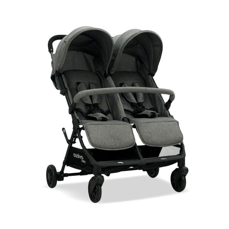 Silla de Paseo Gemelar Henry Gris