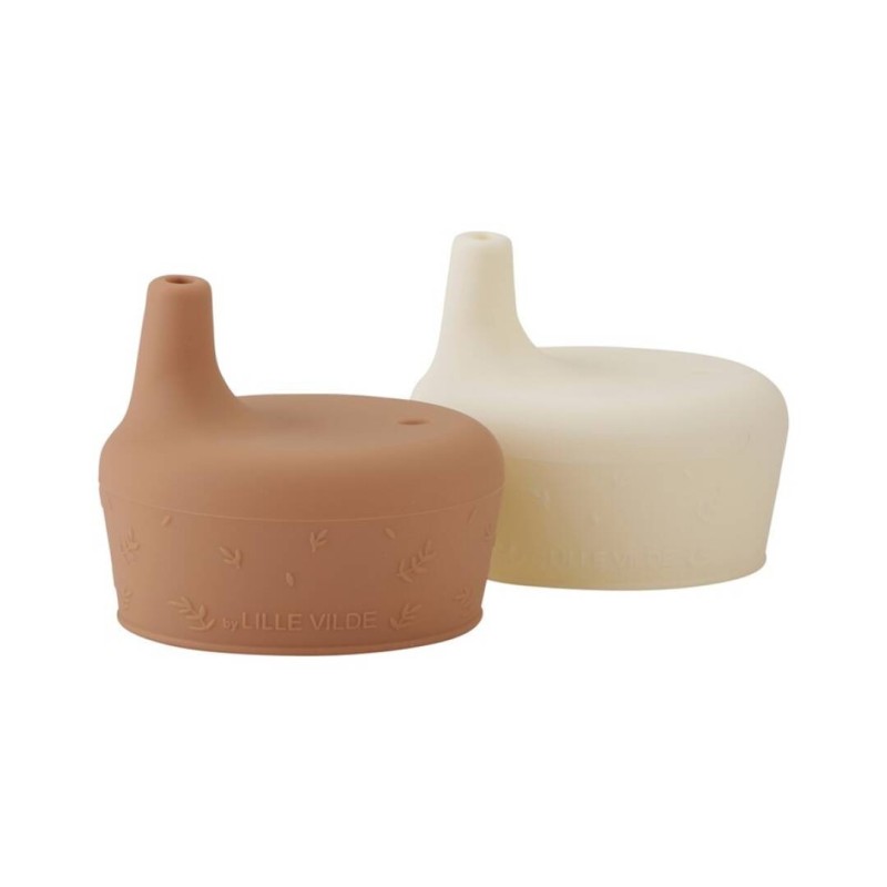 Tetina Vasos 2 Piezas Crema