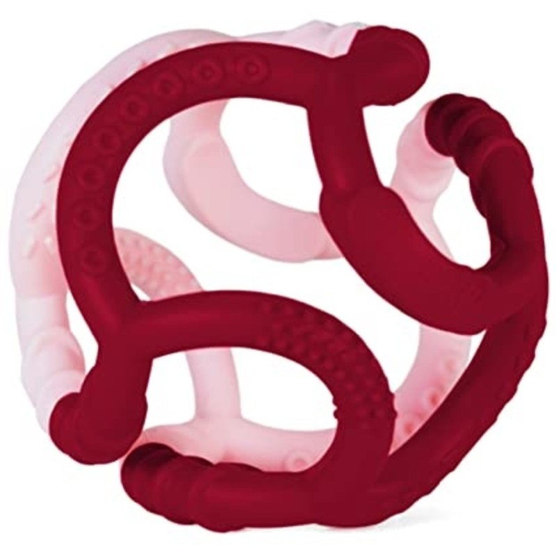 Bola Táctil Ogobolli Gummi - Mordedor Rosa