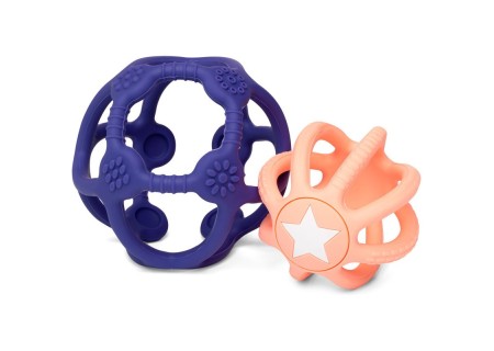 Set de 2 Bolas Sensoriales- Azul/ Rosa.