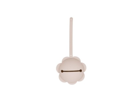 Portachupetes Silicona Flor Ivory.