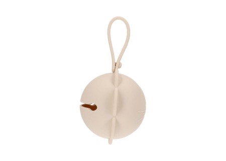 Portachupetes Silicona Flor Ivory.