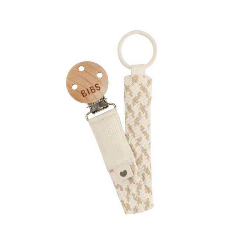 Chupetereo BIBS Trenzado Ivory/ Vainilla