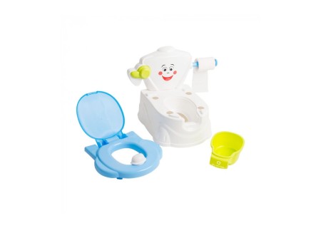 Orinal WC Funny Blue