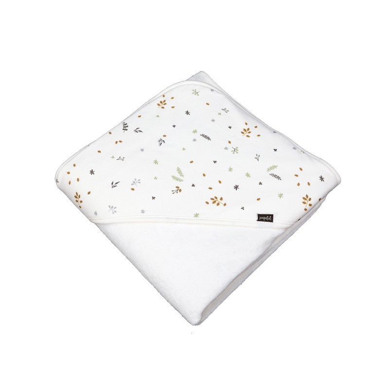 Capa de Baño Estampada Hojas