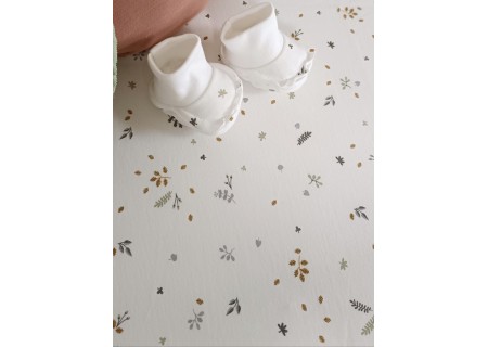 Triptico Sabana Estampada Colección Hojas