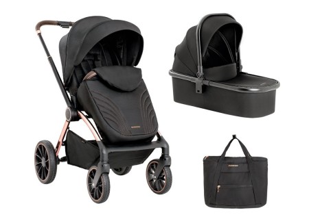 Cochecito Duo Kara Negro Kikkaboo