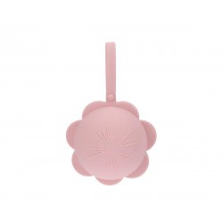 Portachupetes Silicona Flor Pink.