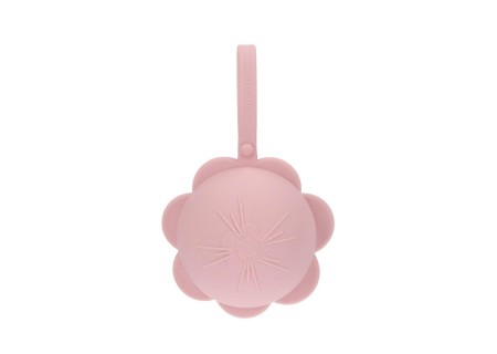 Portachupetes Silicona Flor Pink.