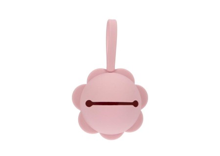 Portachupetes Silicona Flor Pink.