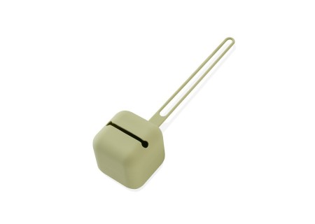 Portachupetes Silicona Verde Oliva.