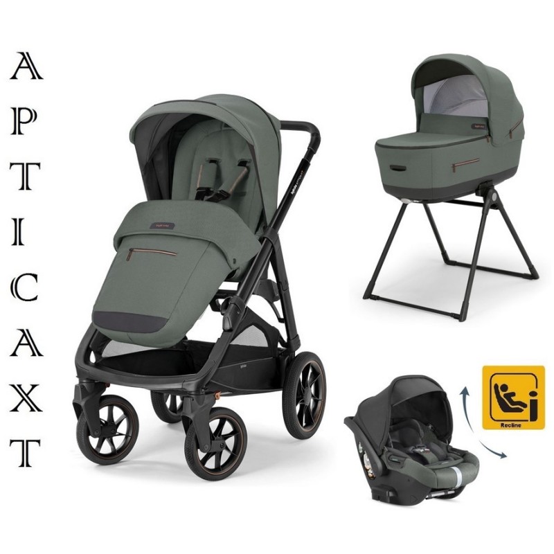 Cochecito Aptica XT Taiga Green System Quattro