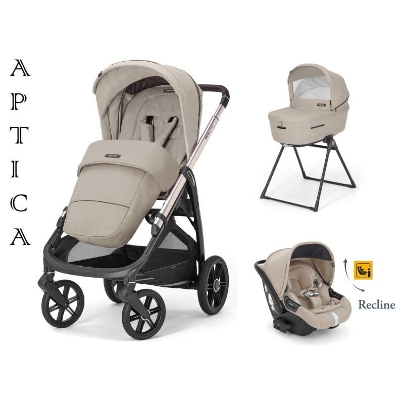 Cochecito Aptica Pashmina Beige System Quattro