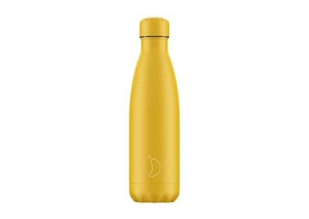 Botella Inox Chilly´s Amarillo Pastel 500 ml