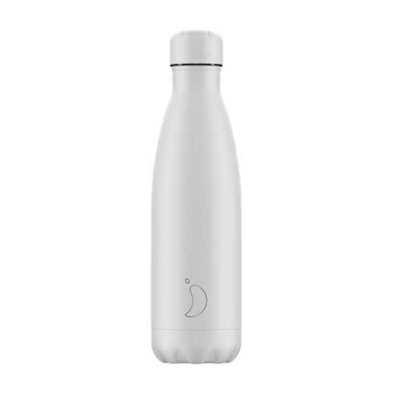 Botella Inox Chilly´s Blanco Pastel 500 ml
