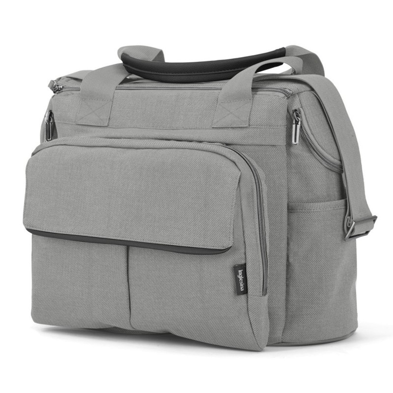 Bolso Cambiador Dual Bag Satin Grey