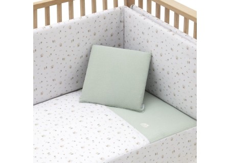 Conjunto Colcha Greeny Verde Cuna 60