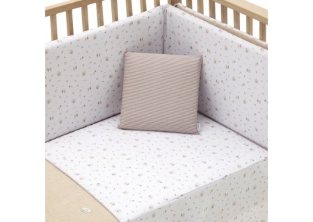 Conjunto Colcha Greeny Beige Cuna 60